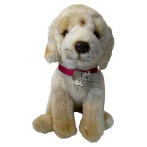 FAO Schwarz Labrador Retriever Puppy Plush 10” Original Tag